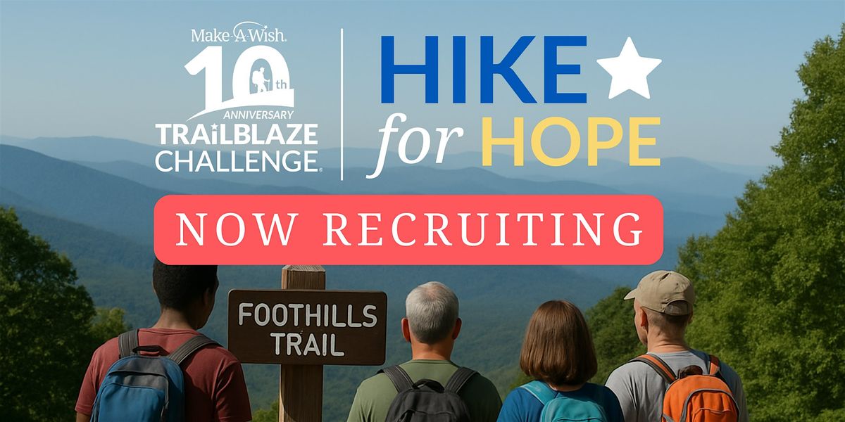 Join the 10th Anniversary Trailblaze Challenge – Greer, SC Info Sessions, 9 July | Event in Greer | AllEvents