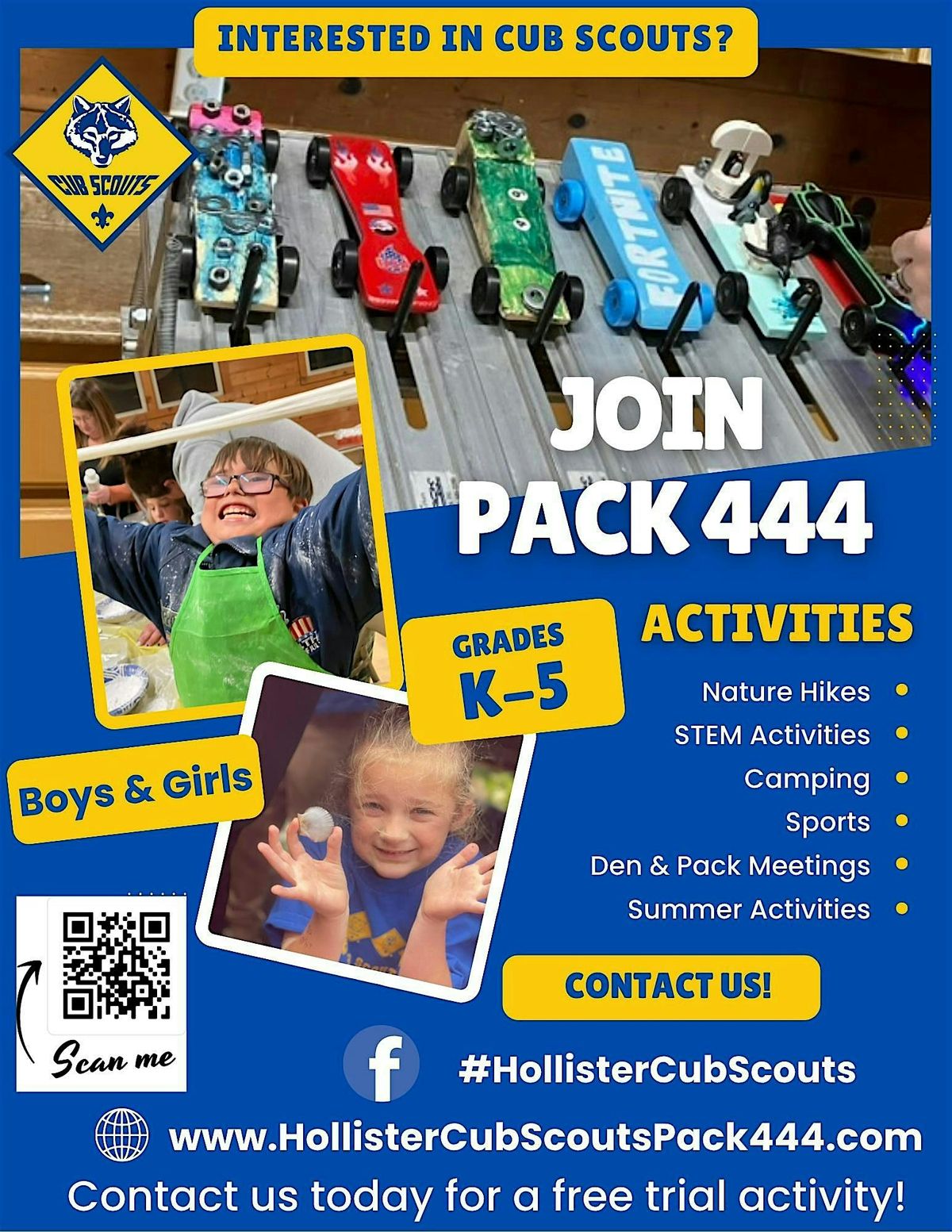 Cub Scouts Pack 444: Art Night and Join Night!, 12 August | Event in Tres Pinos | AllEvents