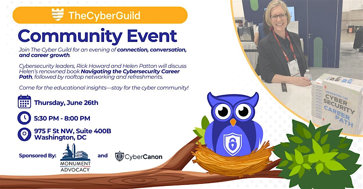 Community Event with The Cyber Guild - June Book Club, 26 June | Event in Washington | AllEvents