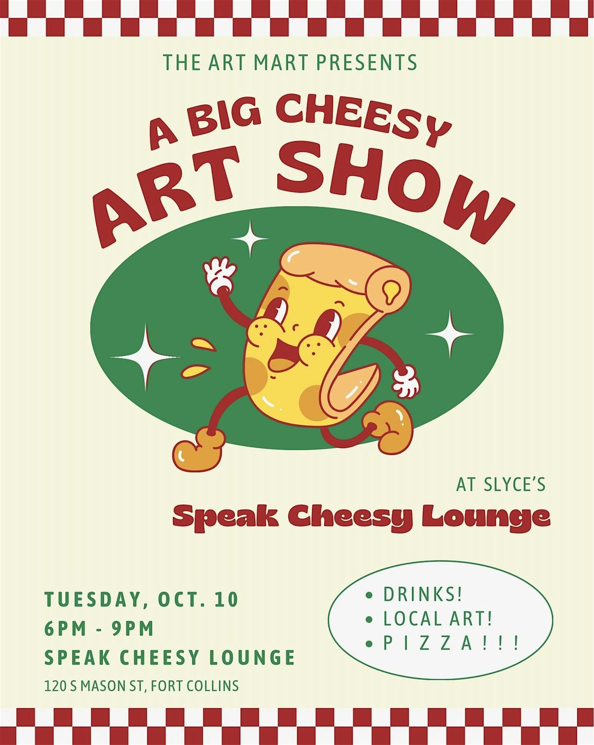 A Big Cheesy Art Show: a local art market (free to attend!), 21 August | Event in Fort Collins | AllEvents
