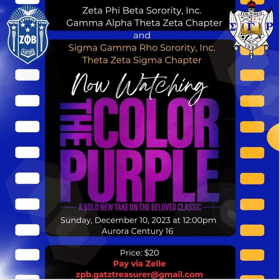 Private screening “The Color Purple” movie , Century 16 Theatres