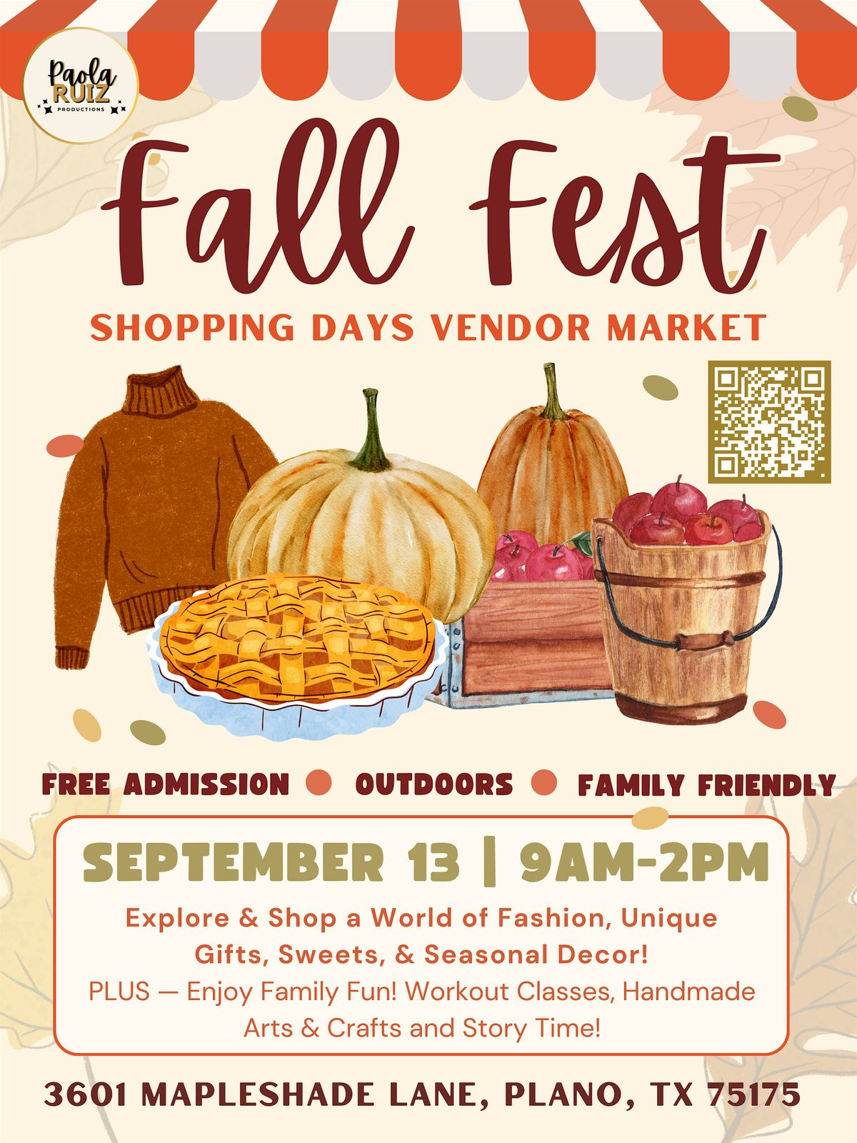 Fall Fest - Shopping Days Vendor Market, 13 September | Event in Plano | AllEvents