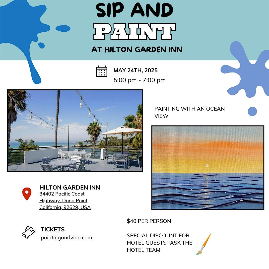 Sparkling Ocean sip and paint in Dana Point! Next to Doheny Beach!, 24 May | Event in Dana Point | AllEvents