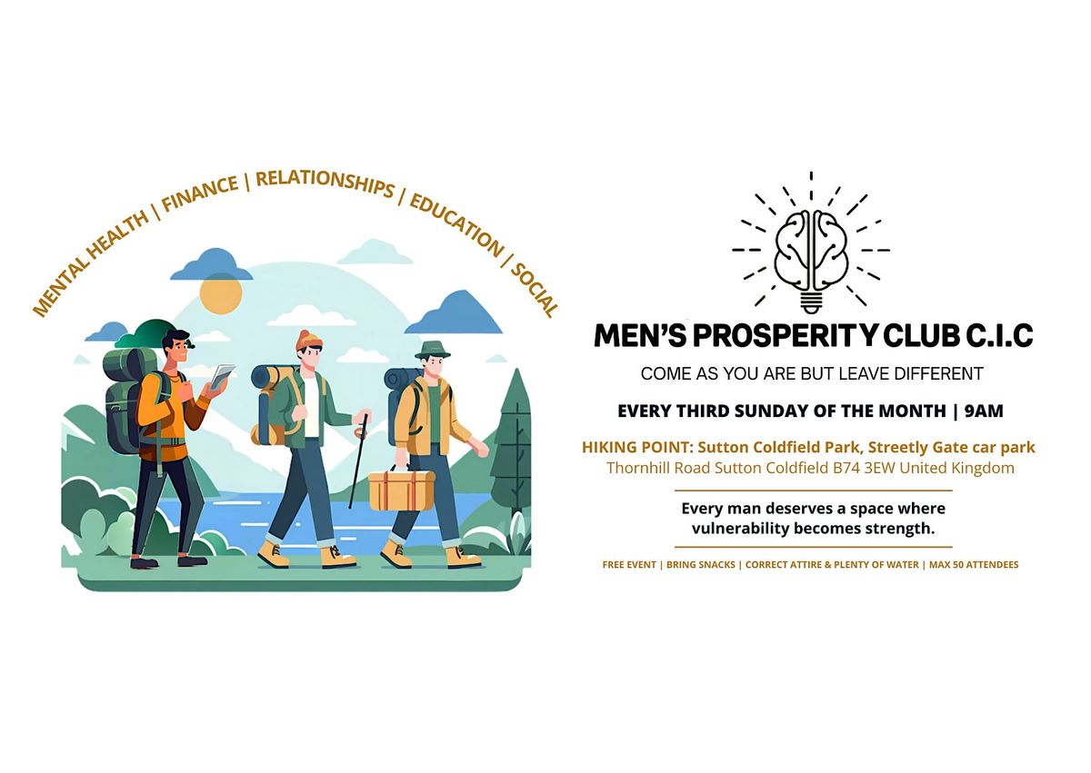 Men's Prosperity Club - Nature Walk and Talk Group | Event in Sutton Coldfield | AllEvents