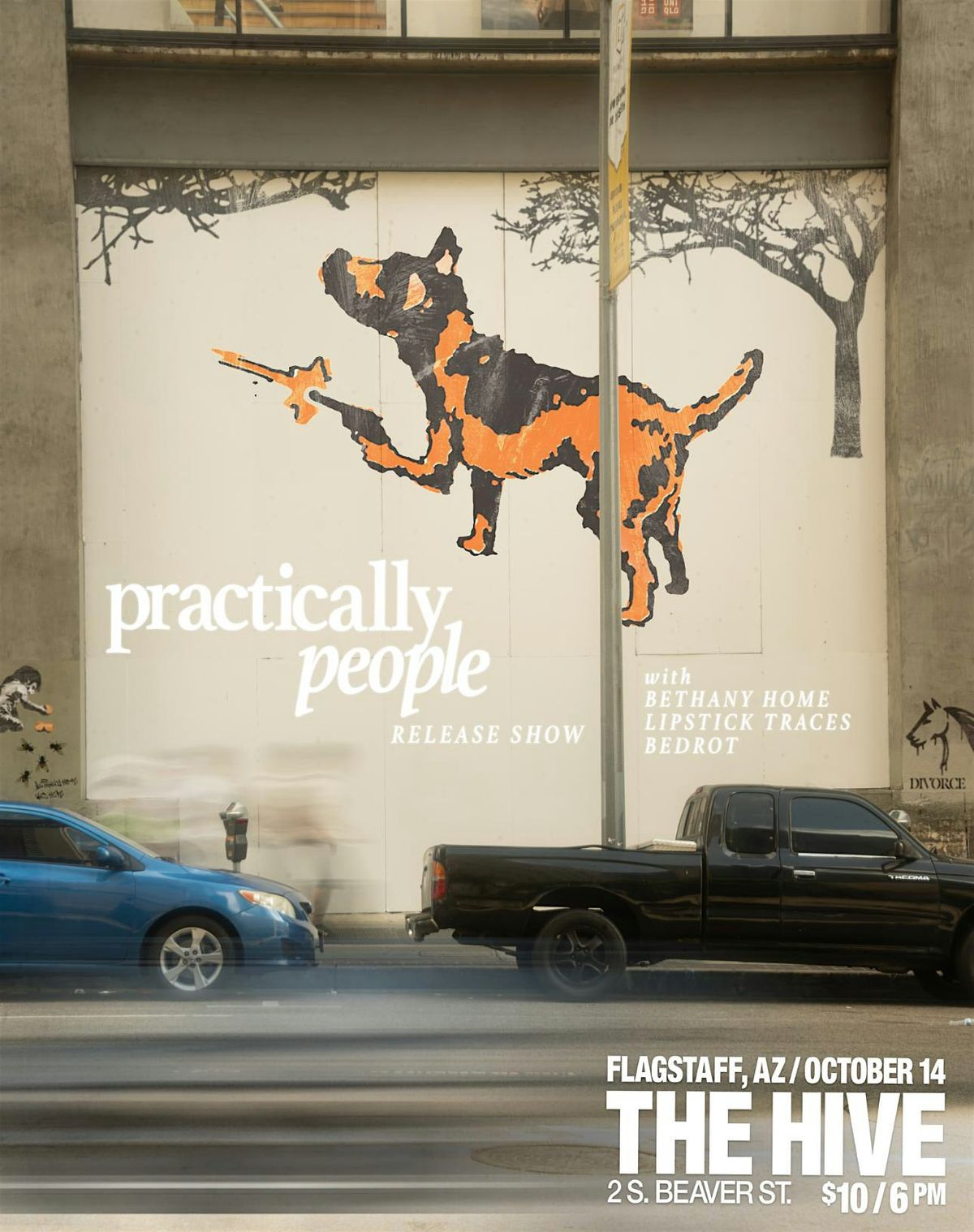 PRACTICALLY PEOPLE  WITH BETHANY HOME, LIPSTICK TRACES AND BED ROT, 14 October | Event in Flagstaff | AllEvents