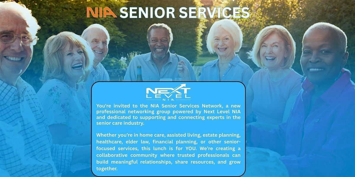 NIA Senior Services, 13 August | Event in Spring | AllEvents