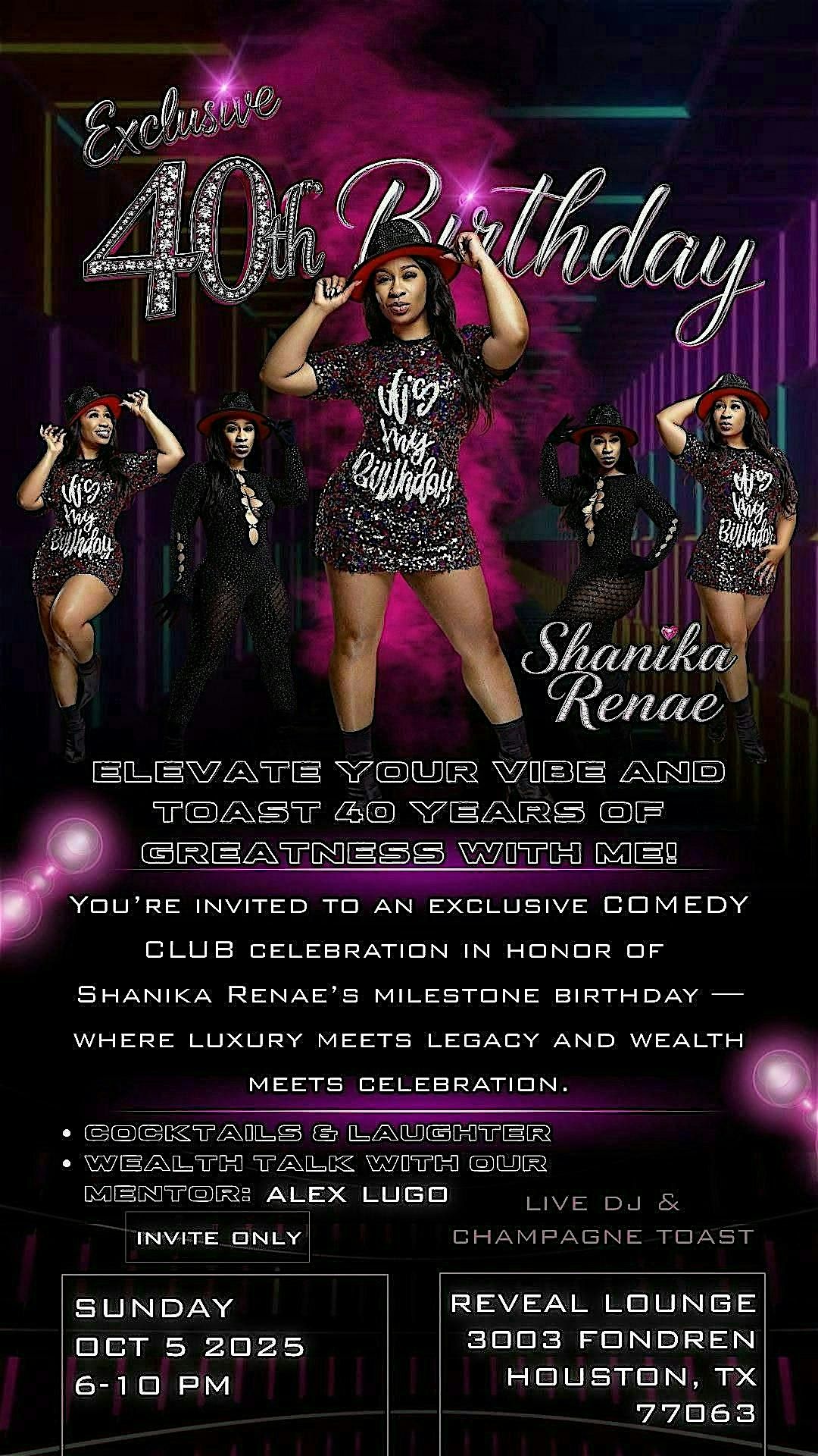 "Fabulous 40: Where Luxury Meets Legacy & Wealth Meets Celebration" | Event in Houston | AllEvents