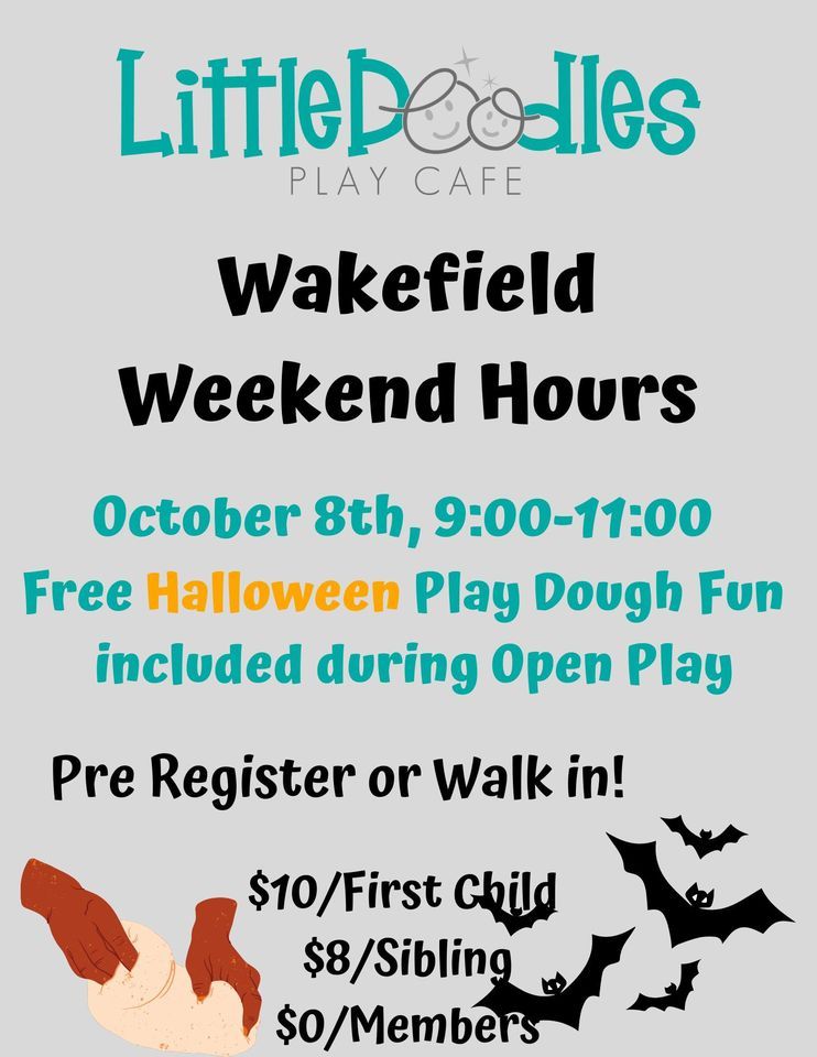 108 Weekend Open Play with Halloween Play Dough, Little Doodles Play