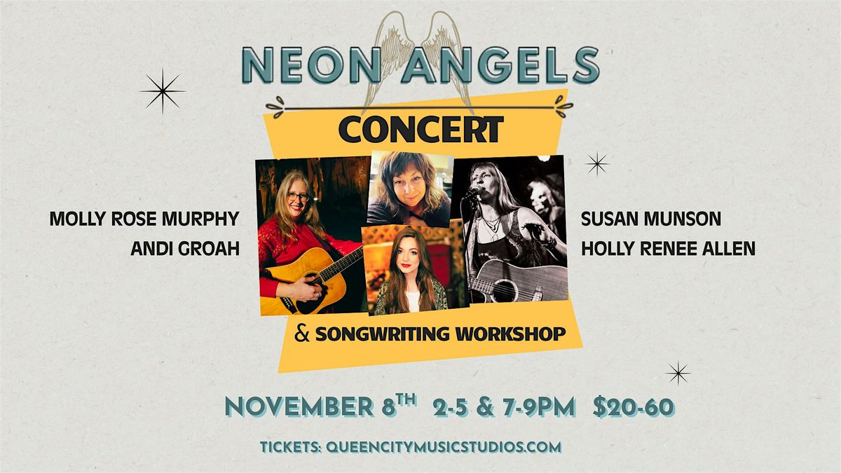 QCMS Presents: Neon Angels Songwriting WORKSHOP, 17 January | Event in Staunton | AllEvents