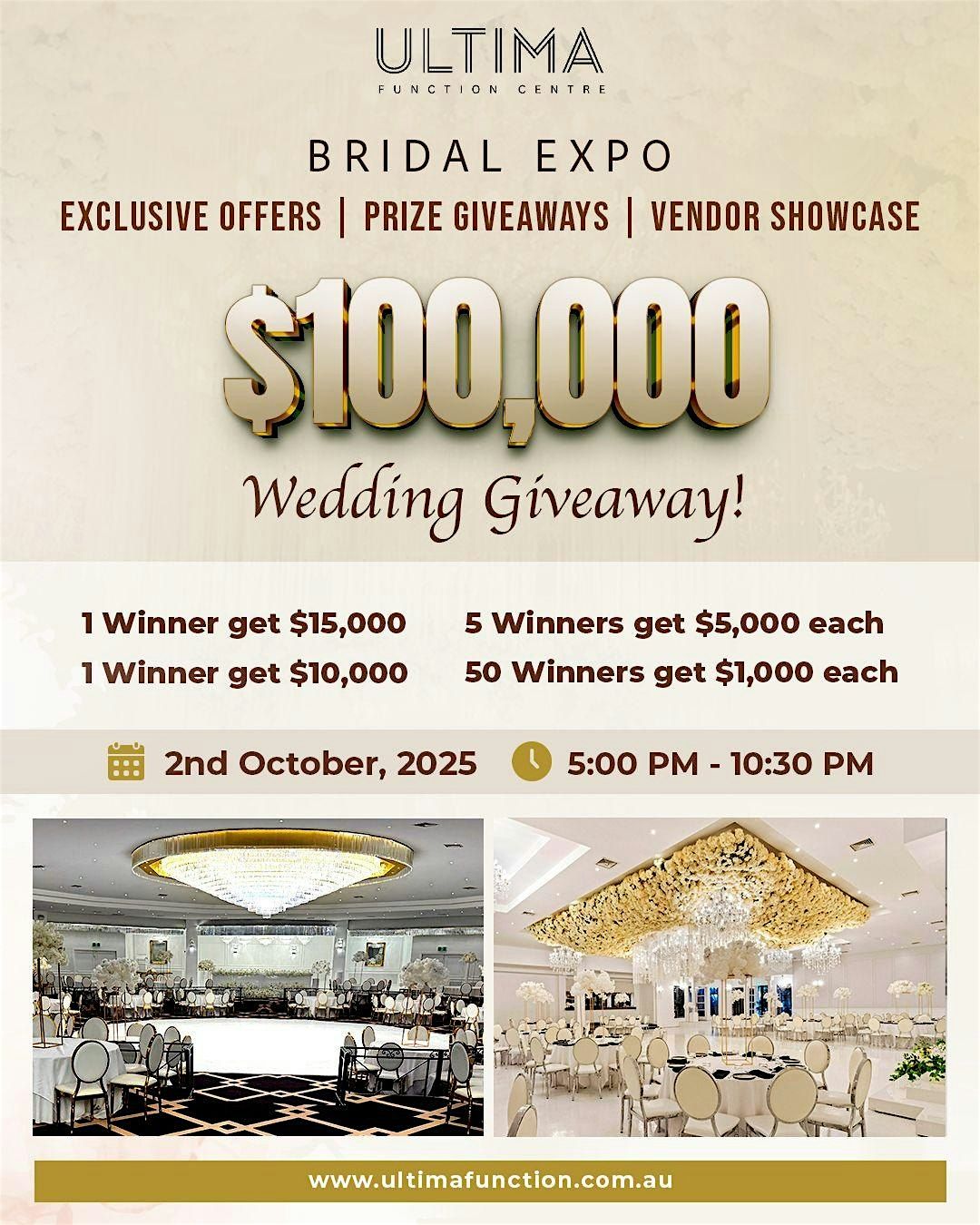 Bridal Expo at Ultima Function Centre, 2 October | Event in Keilor Park | AllEvents