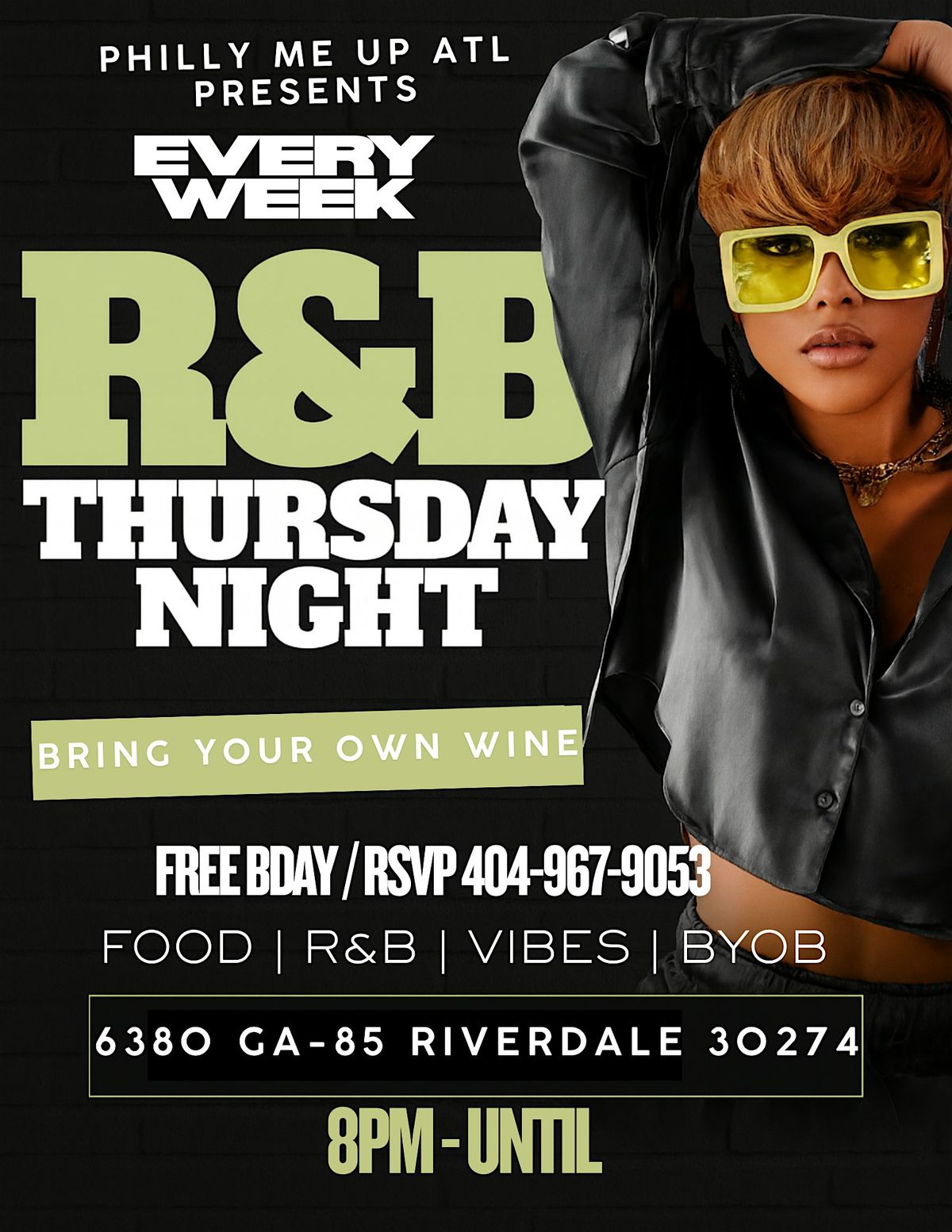 R&B Thursday Night – BYOW (Bring Your Own Wine!) | Event in Riverdale | AllEvents