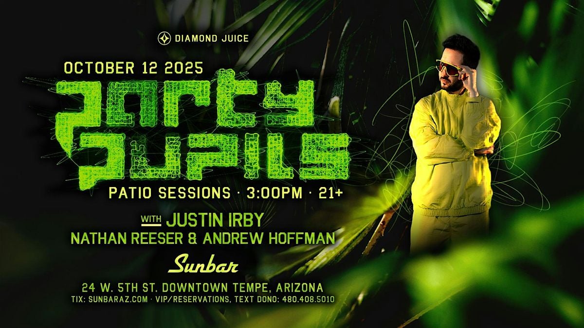 Sunbar Patio Sessions: Party Pupils, 12 October | Event in Tempe | AllEvents