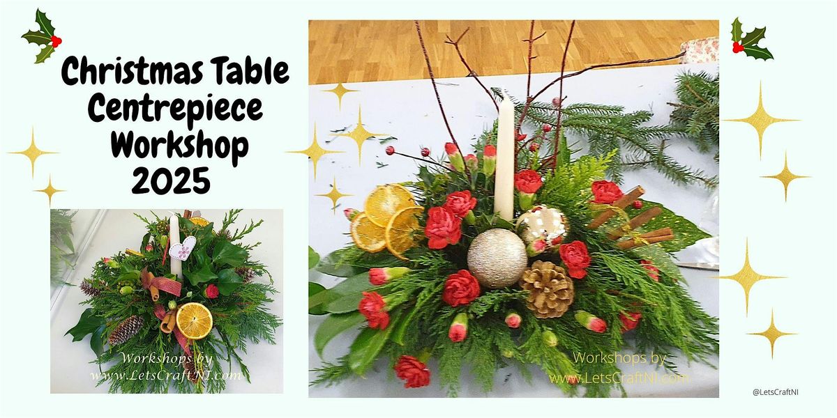 Christmas Flower Arranging Workshop | Fresh Greenery | Ballyclare | 7.30pm, 17 December | Event in Ballyclare