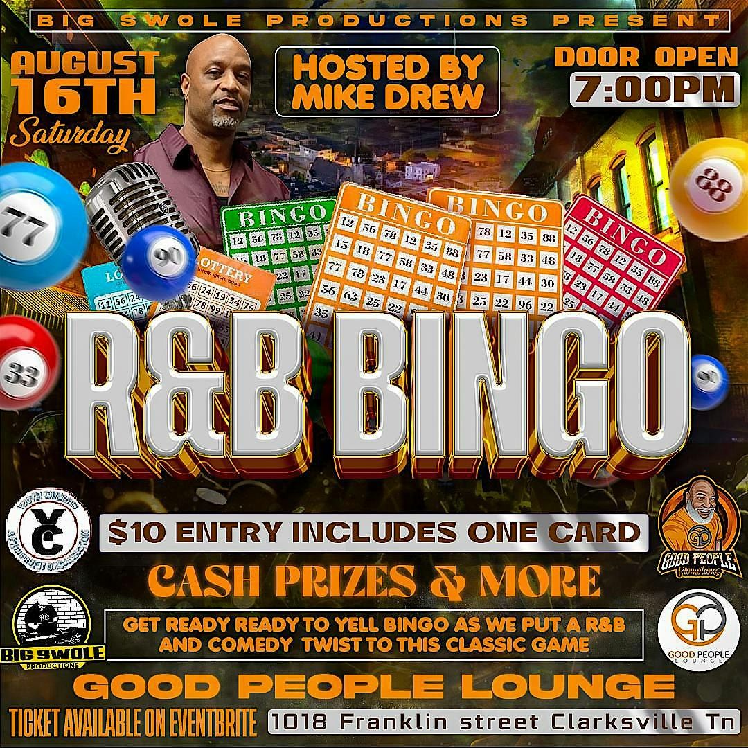 R&B Bingo, 16 August | Event in Clarksville | AllEvents
