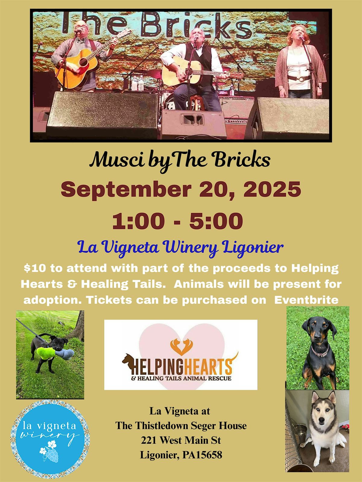 The Bricks Live in Ligonier, 20 September | Event in Ligonier | AllEvents