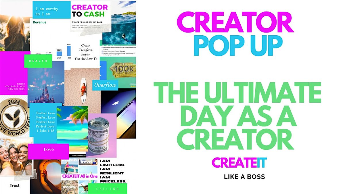 Creator  Pop Up in Miami to CREATEIT Like a Boss, 18 July | Event in Miami | AllEvents