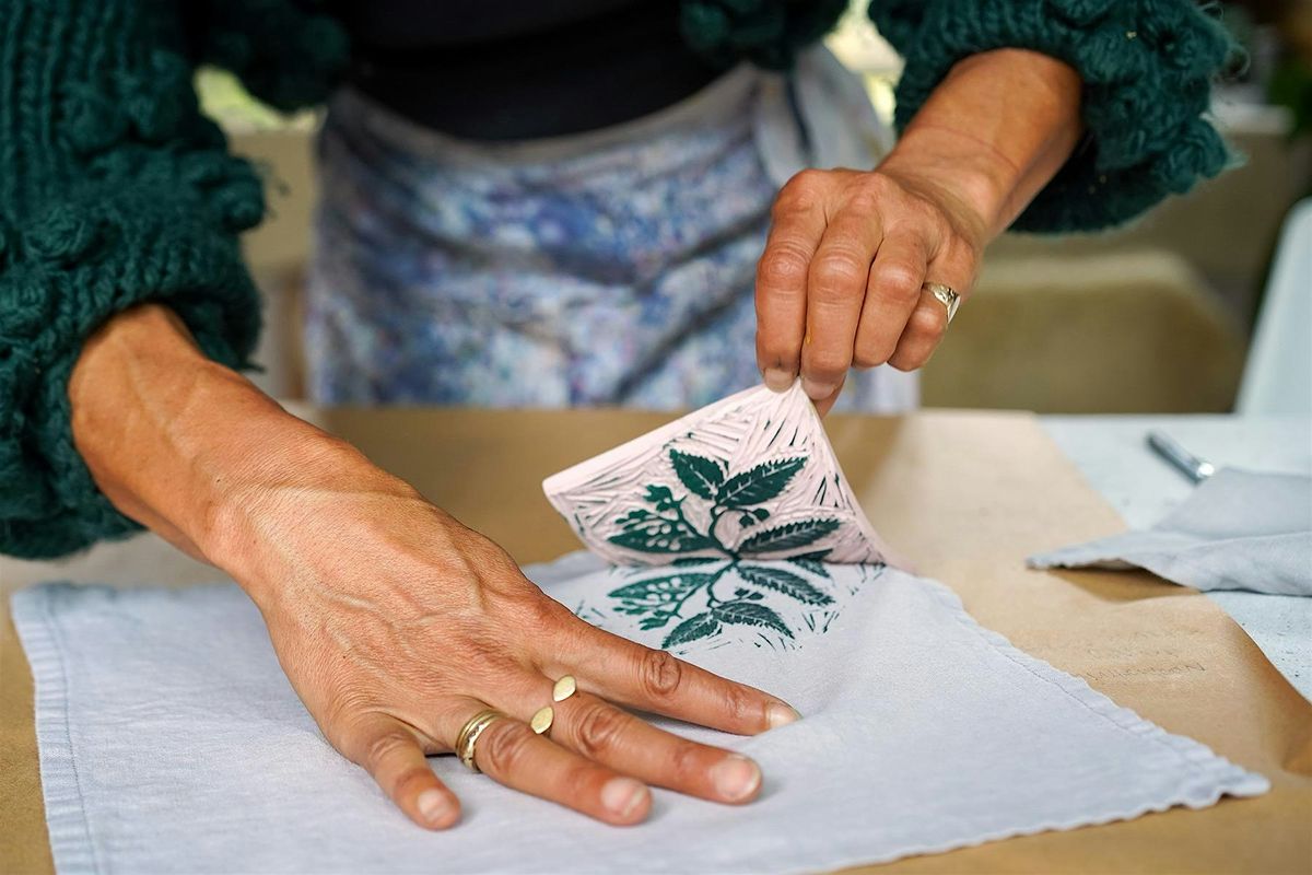 Set the Table with Art: Block Printing Workshop with Naomi McLeod, 16 November | Event in Healdsburg | AllEvents