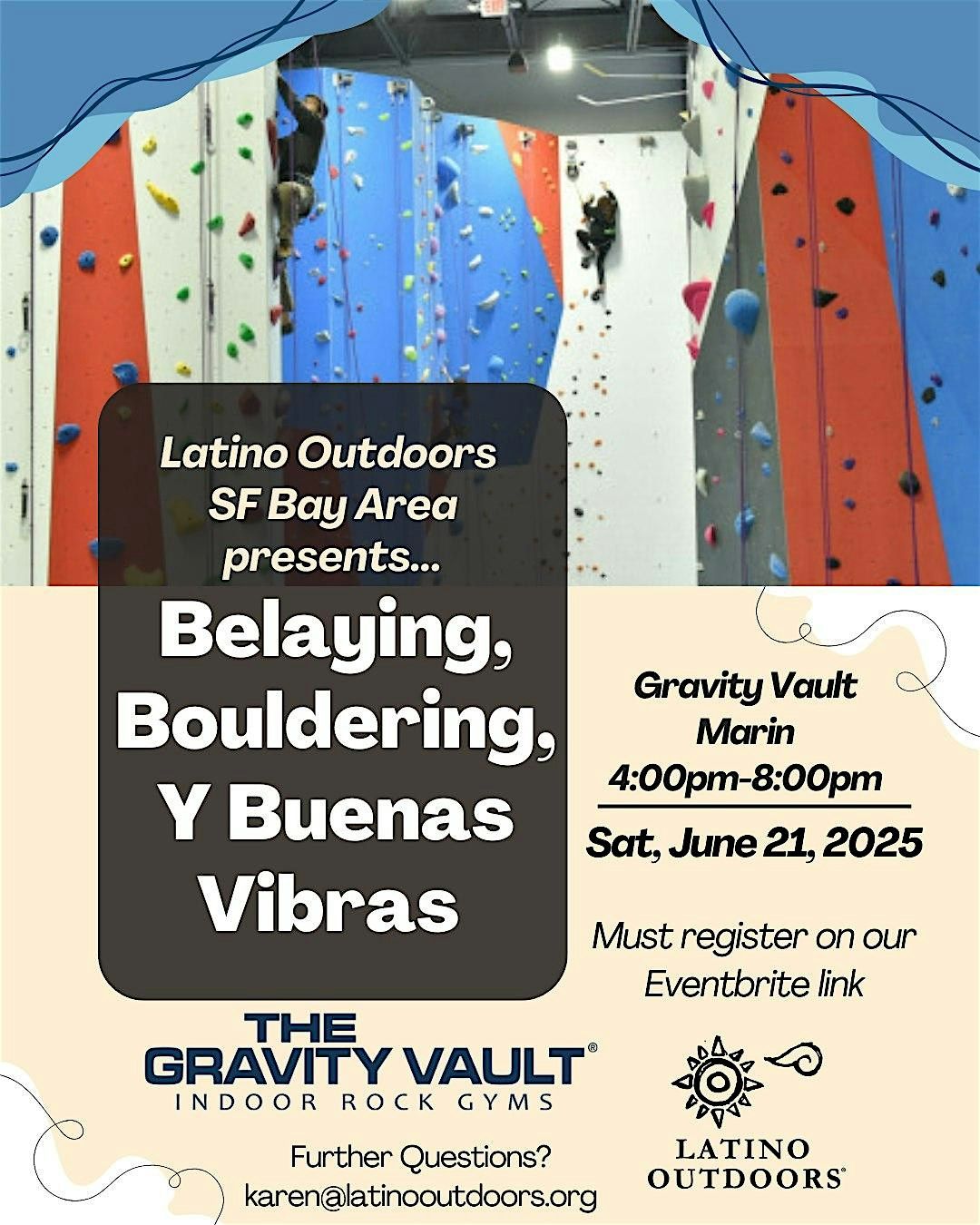 LO SF Bay Area l Bouldering, Belaying, Y Buenas Vibras - Rock Climbing, 21 June | Event in San Rafael | AllEvents