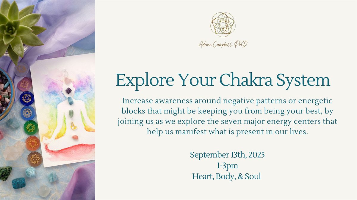 Explore Your Chakra System, 13 September | Event in Columbia | AllEvents