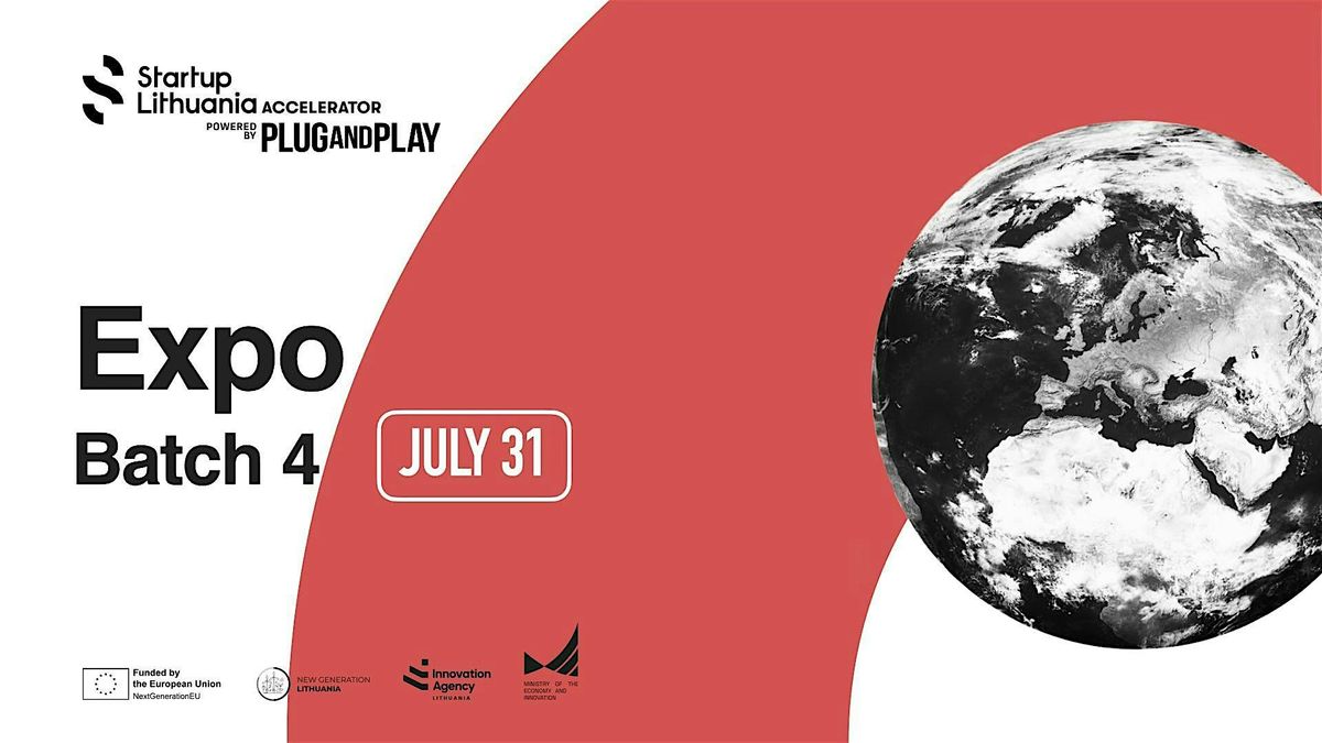 Startup Lithuania Accelerator Expo, 31 July | Event in Vilnius | AllEvents