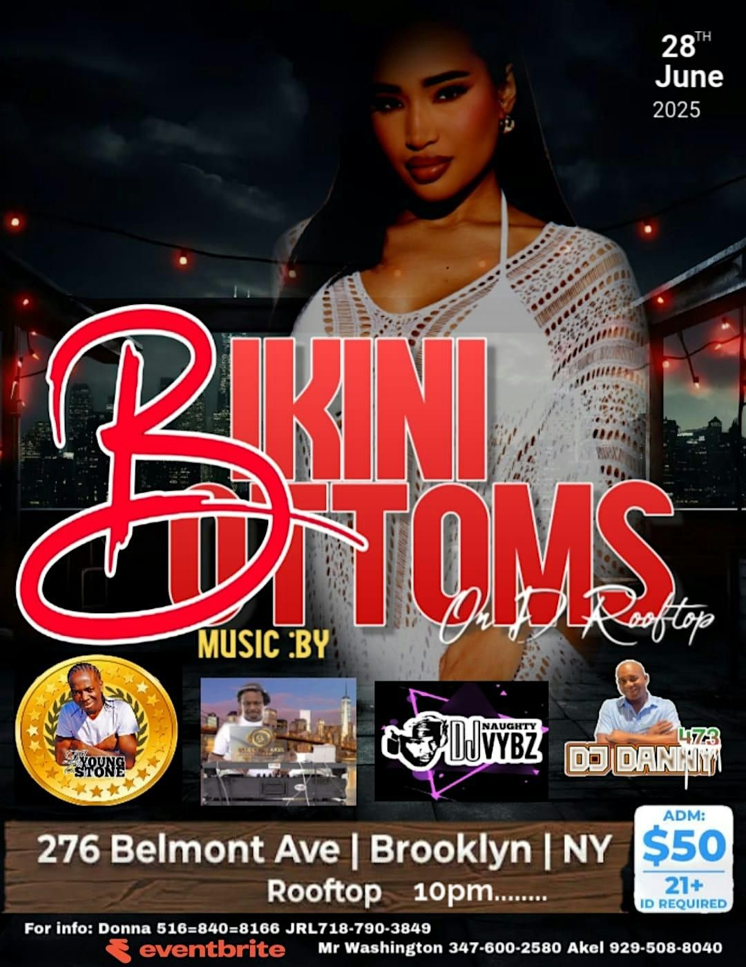 Bikini Bottoms On D Rooftop, 28 June | Event in Brooklyn | AllEvents