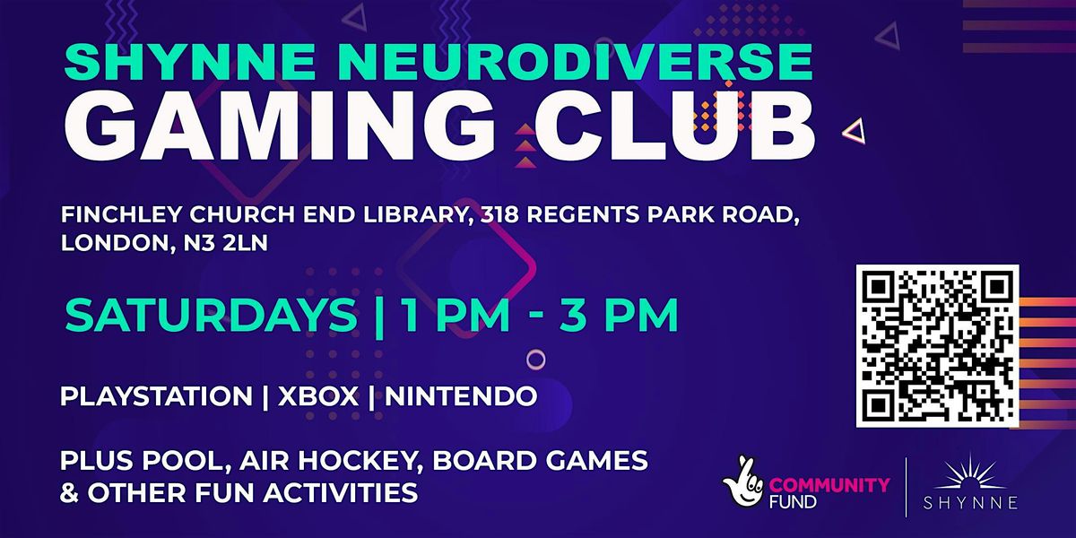 SHYNNE NEURODIVERSE GAMING CLUB | Event in London | AllEvents