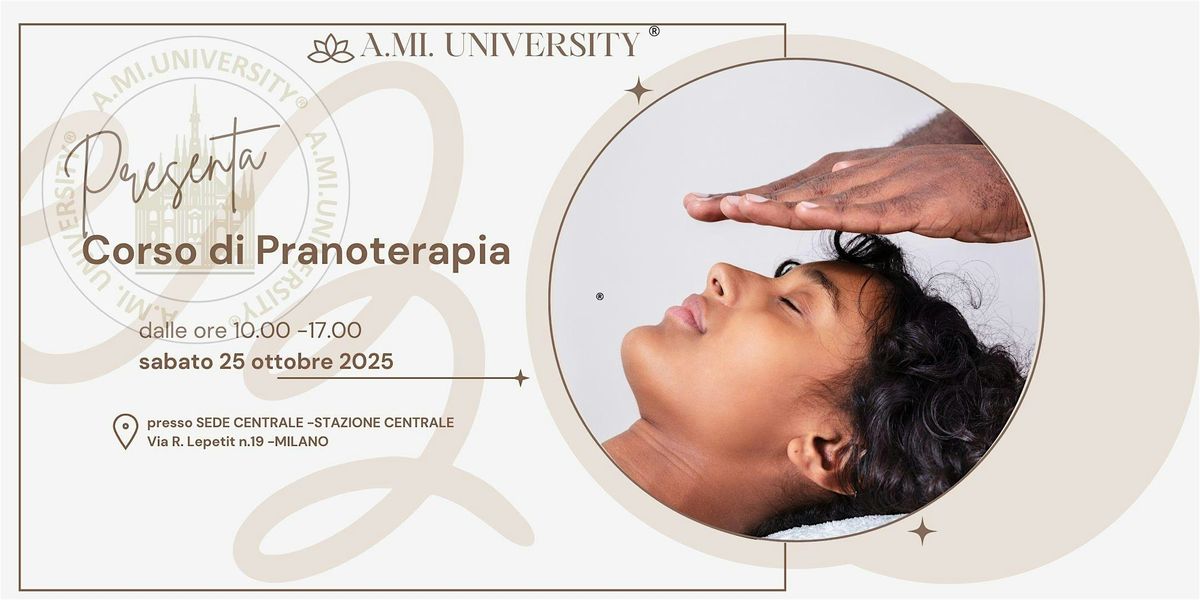 PRANOTERAPIA MILANO: INIZIO CORSO, 25 October | Event in Milano | AllEvents
