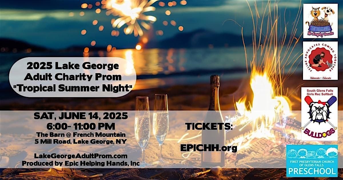 2025 Lake George Adult Charity Prom, 14 June | Event in Lake George | AllEvents