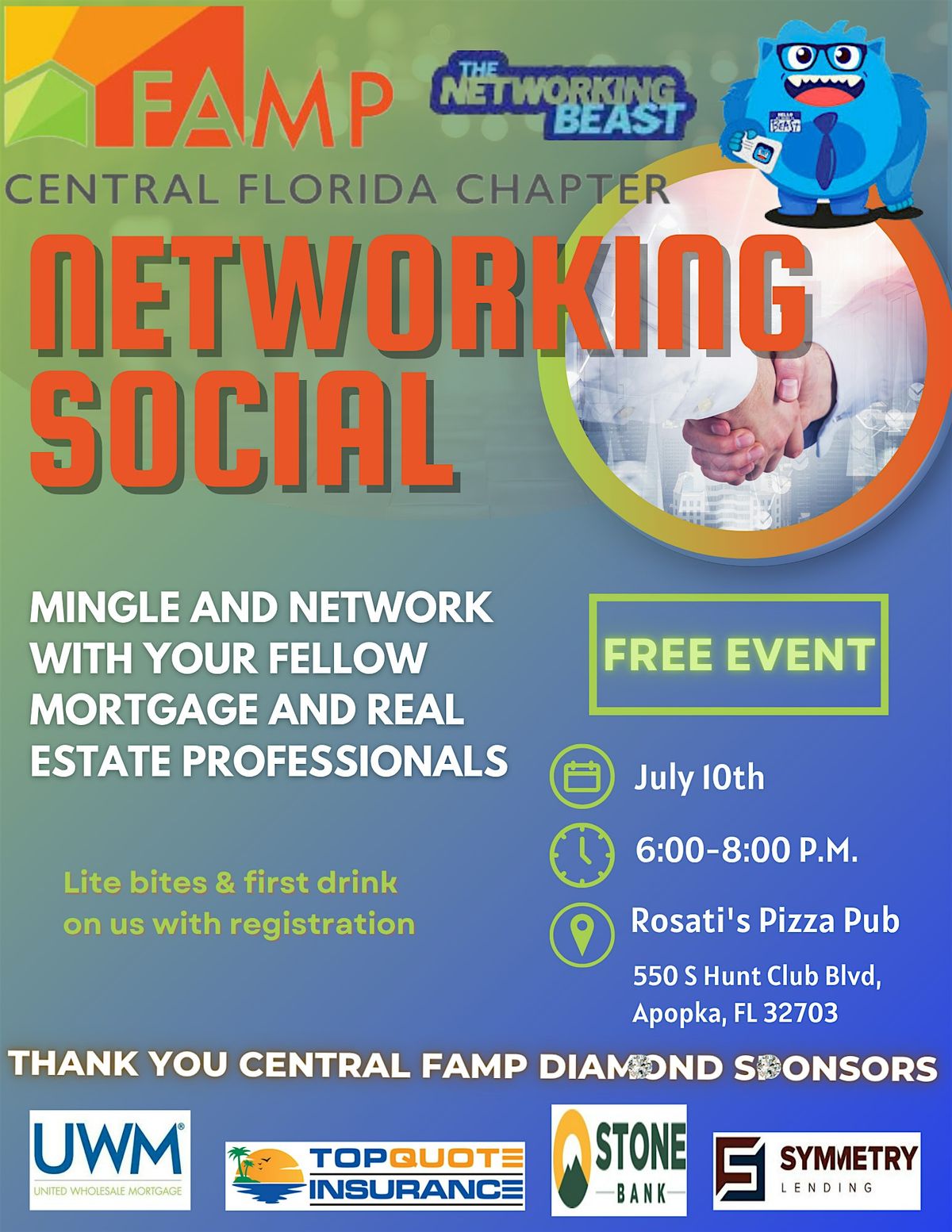 Central FAMP Networking Social, 10 July | Event in Apopka | AllEvents