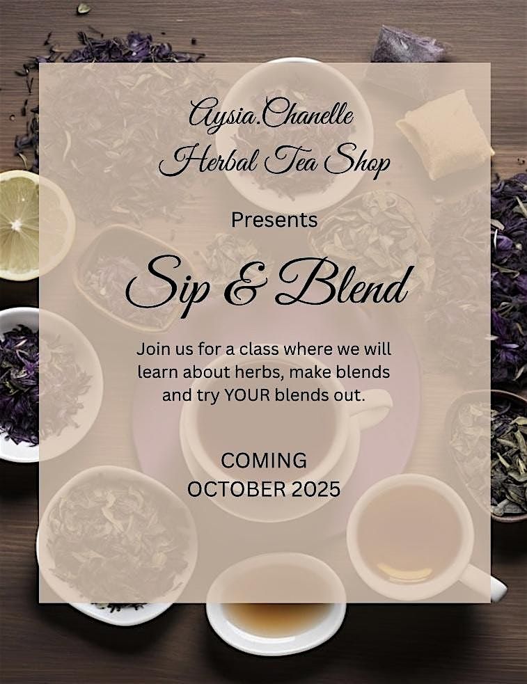 Sip & Blend, 11 October | Event in Hephzibah | AllEvents