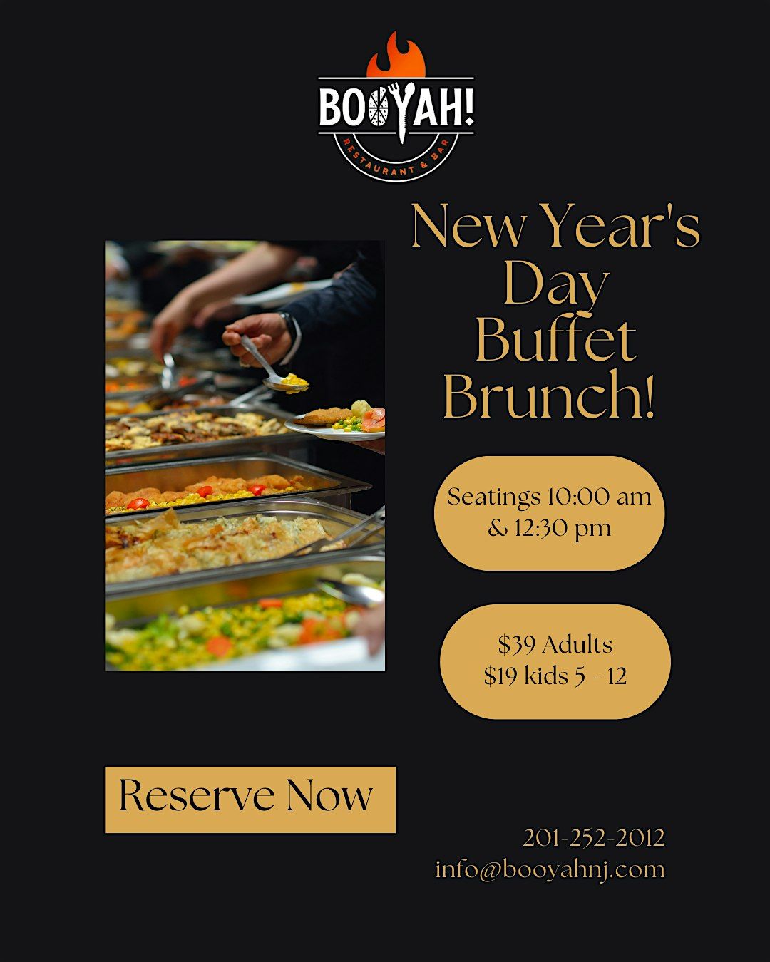 New Year Day Buffet Brunch!