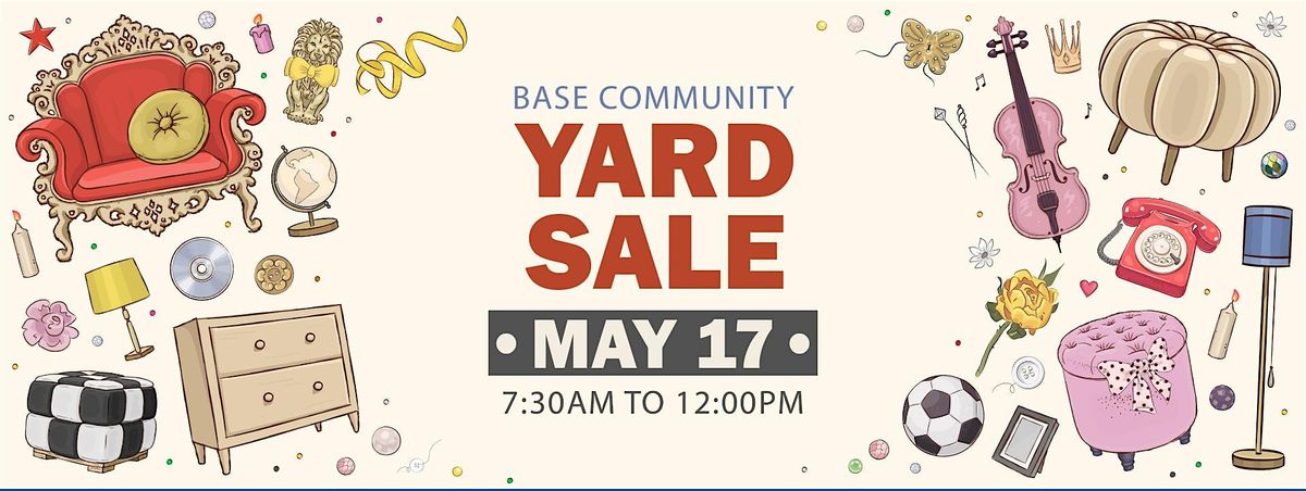 Base Community Yard Sale, 17 May | Event in Goldsboro | AllEvents
