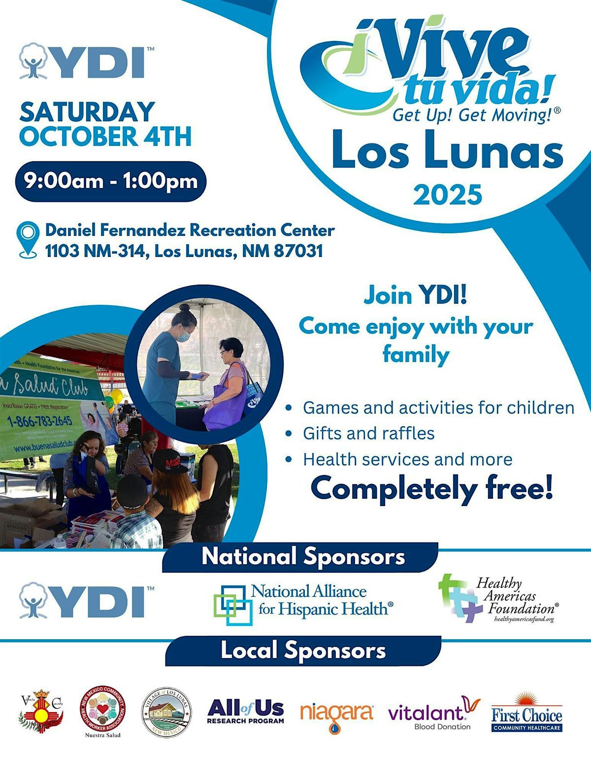 Annual Get Up! Get Moving! Event, 4 October | Event in Los Lunas | AllEvents