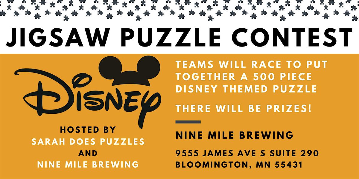 DISNEY THEMED Team Jigsaw Puzzle Contest at Nine Mile Brewing - July 2025, 1 July | Event in Bloomington | AllEvents
