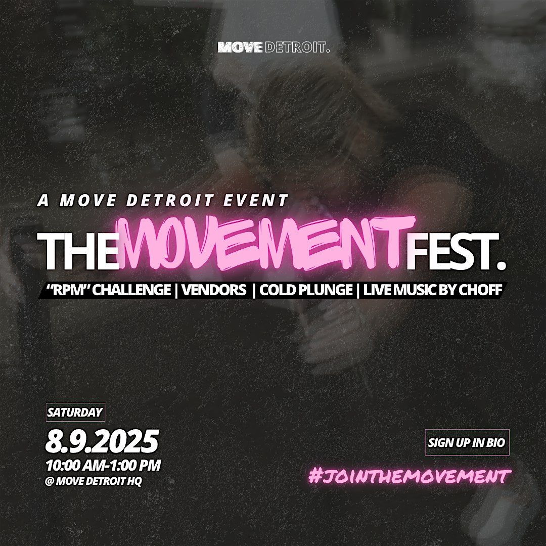 THE MOVEMENT FEST, 9 August | Event in Royal Oak | AllEvents