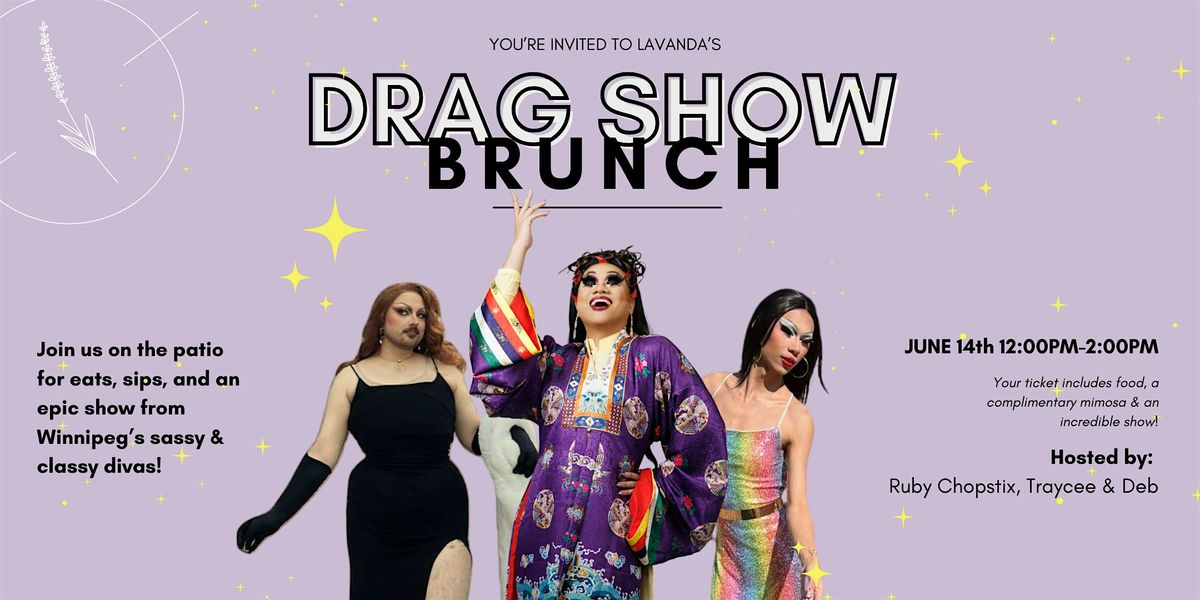 Drag Show Brunch Patio Party, 14 June | Event in Winnipeg | AllEvents
