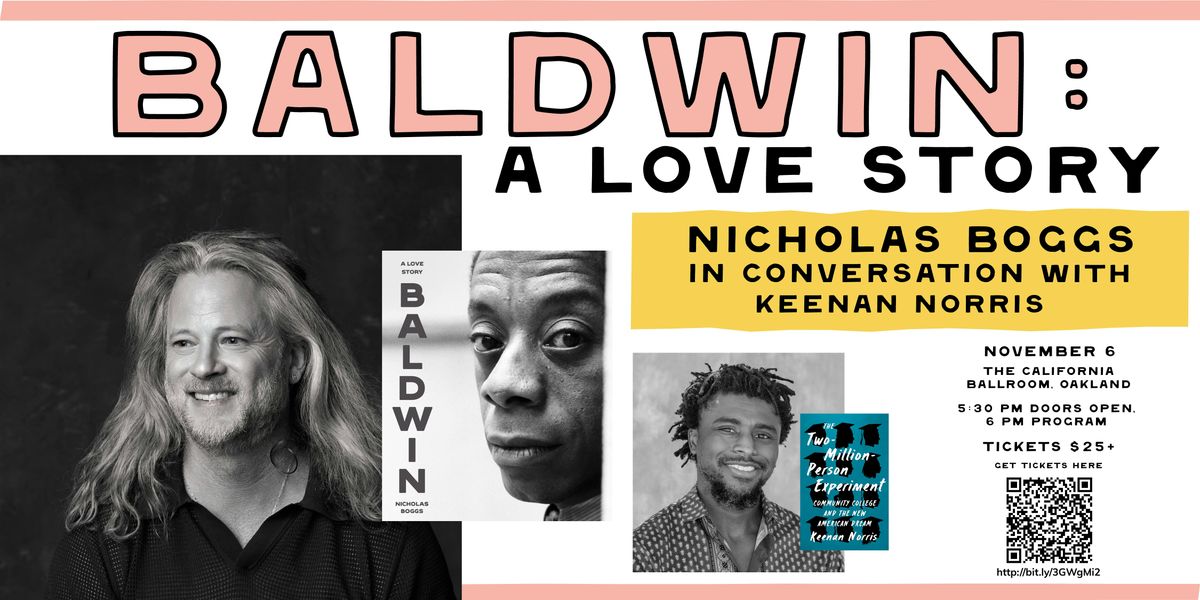Baldwin: A Love Story, 6 November | Event in Oakland | AllEvents