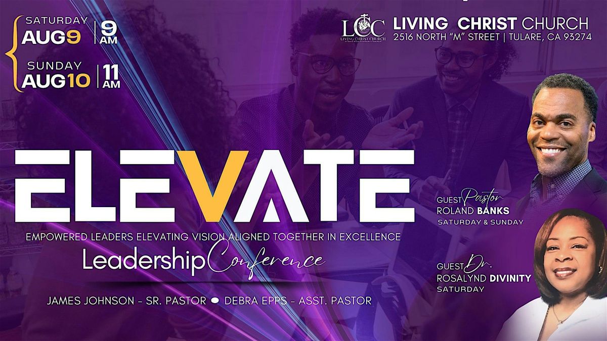 LCC's   "ELEVATE" Leadership Conference, 9 August | Event in Tulare | AllEvents