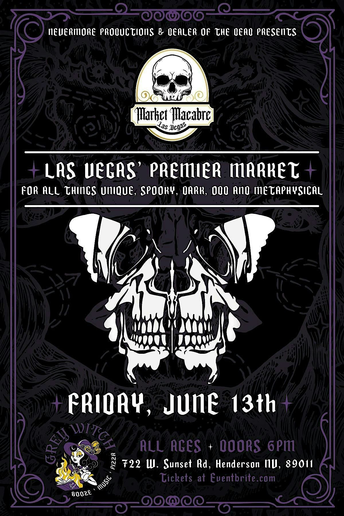 Market Macabre at Grey Witch, 13 June | Event in Henderson | AllEvents