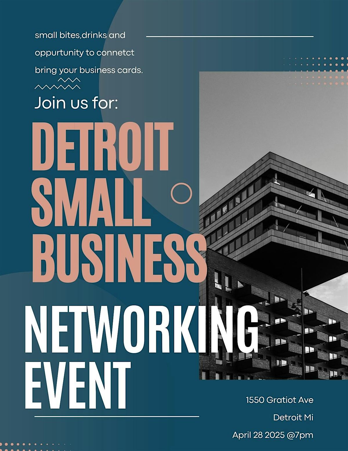 Detroit small business network, 8 May | Event in Detroit | AllEvents