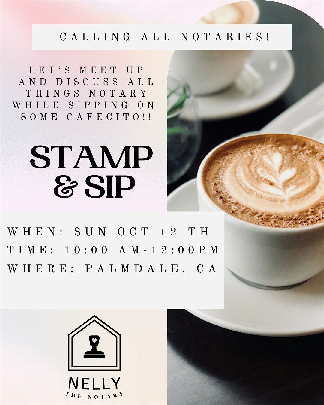 Stamp & Sip Notary Meetup, 12 October | Event in Palmdale | AllEvents