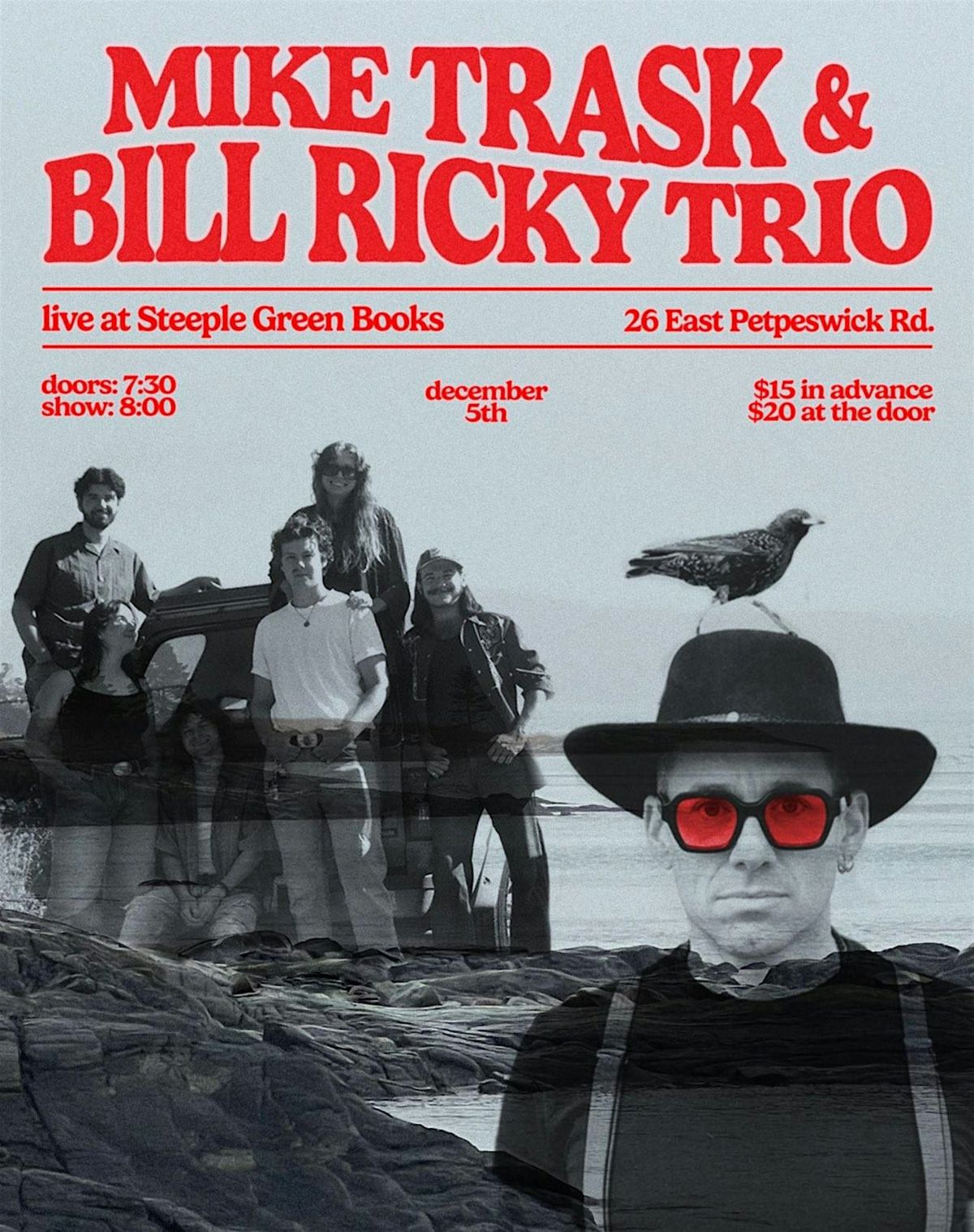 Mike Trask and Bill Ricky Trio at Steeple Green, 5 December | Event in Musquodoboit Harbour | AllEvents