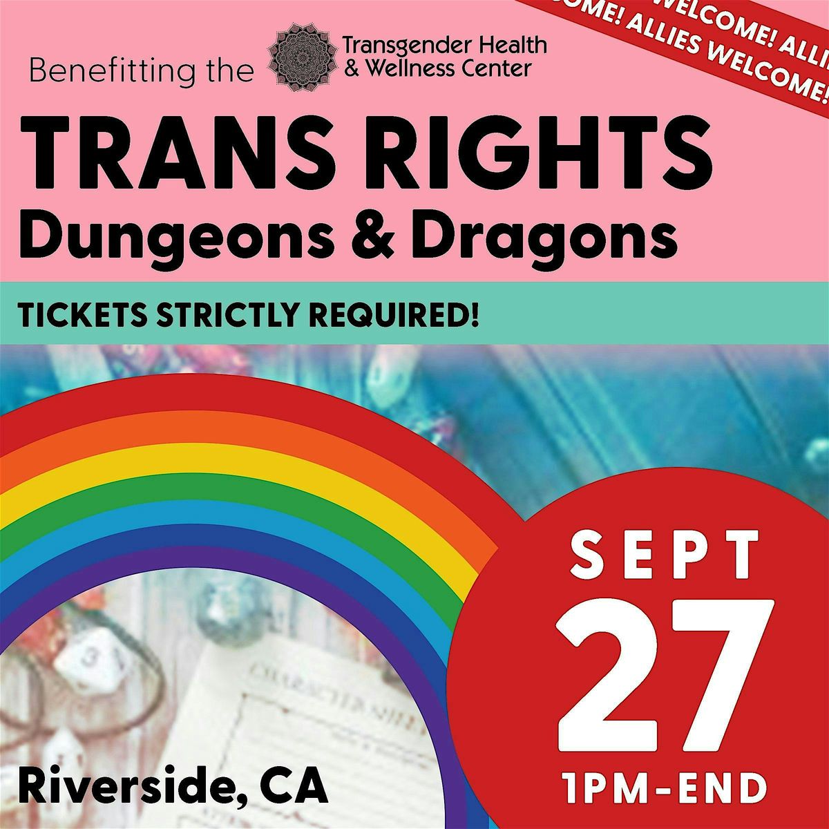 Trans Rights Dungeons & Dragons, 27 September | Event in Riverside | AllEvents