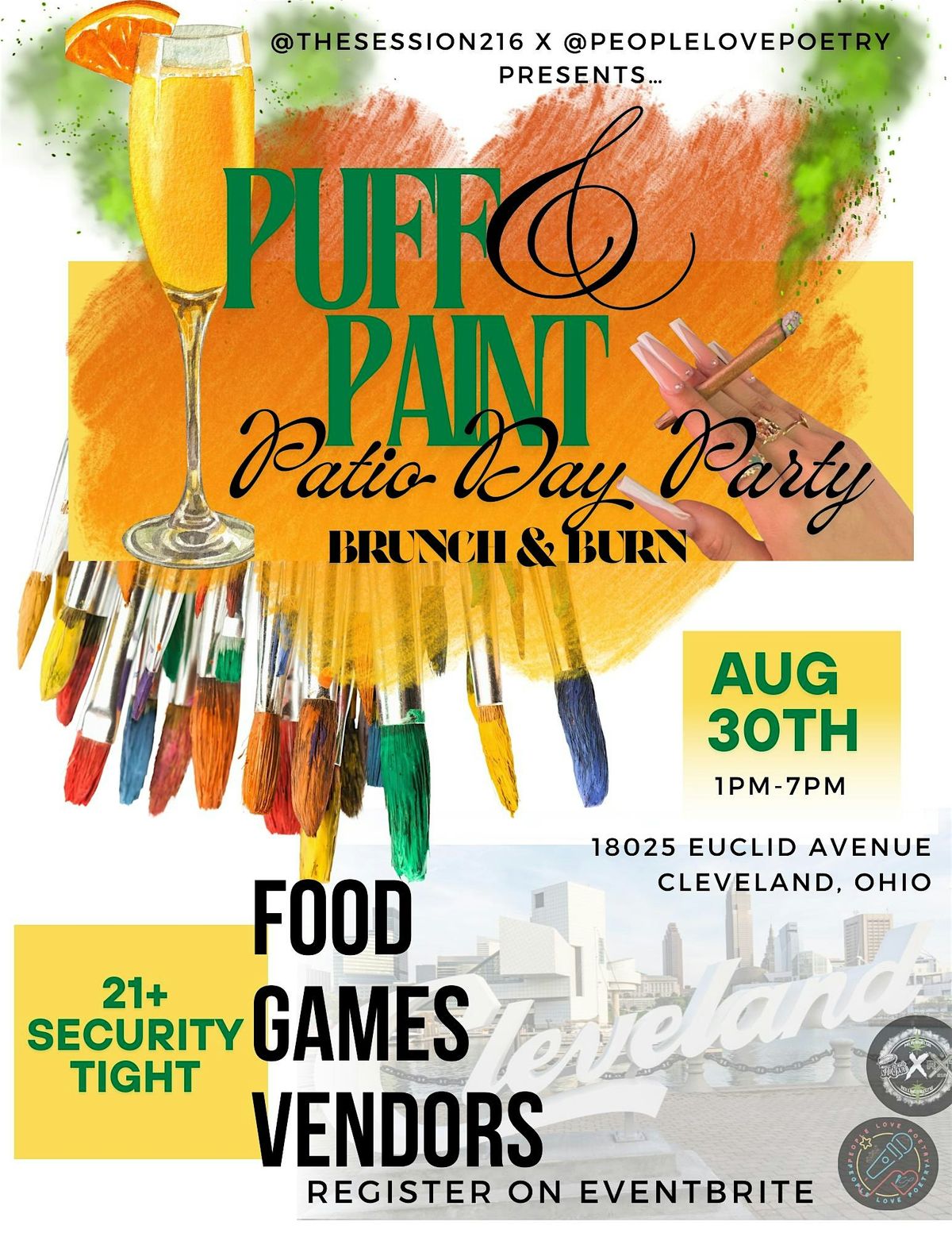 Puff & Paint on the Patio, 30 August | Event in Cleveland | AllEvents