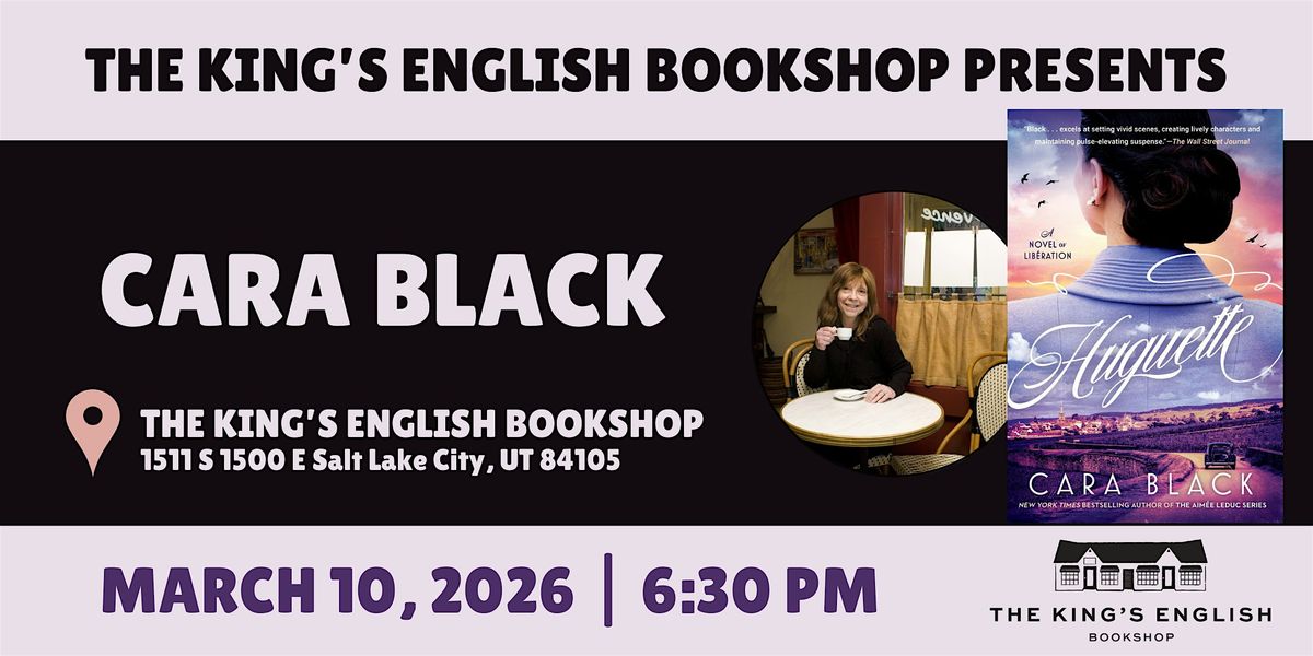 Cara Black | Huguette, 10 March | Event in Salt Lake City | AllEvents