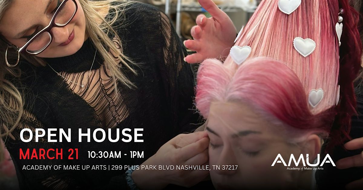 The Academy of Make Up Arts Open House, 21 March | Event in Nashville | AllEvents