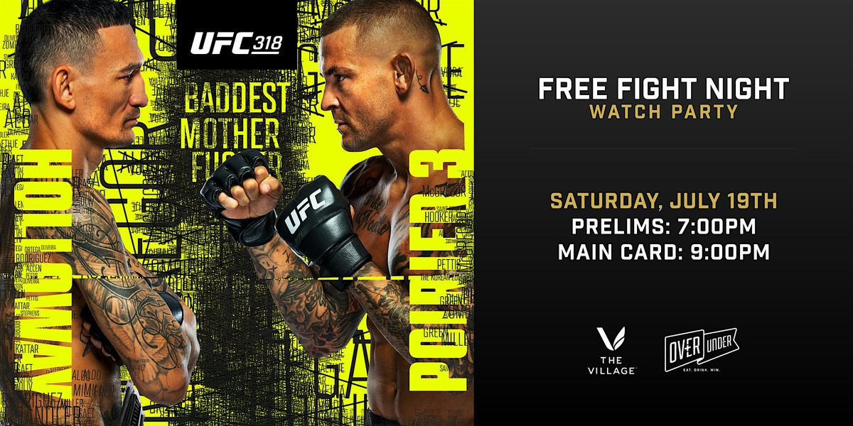 UFC 318 Watch Party at Over Under | Event in Dallas | AllEvents