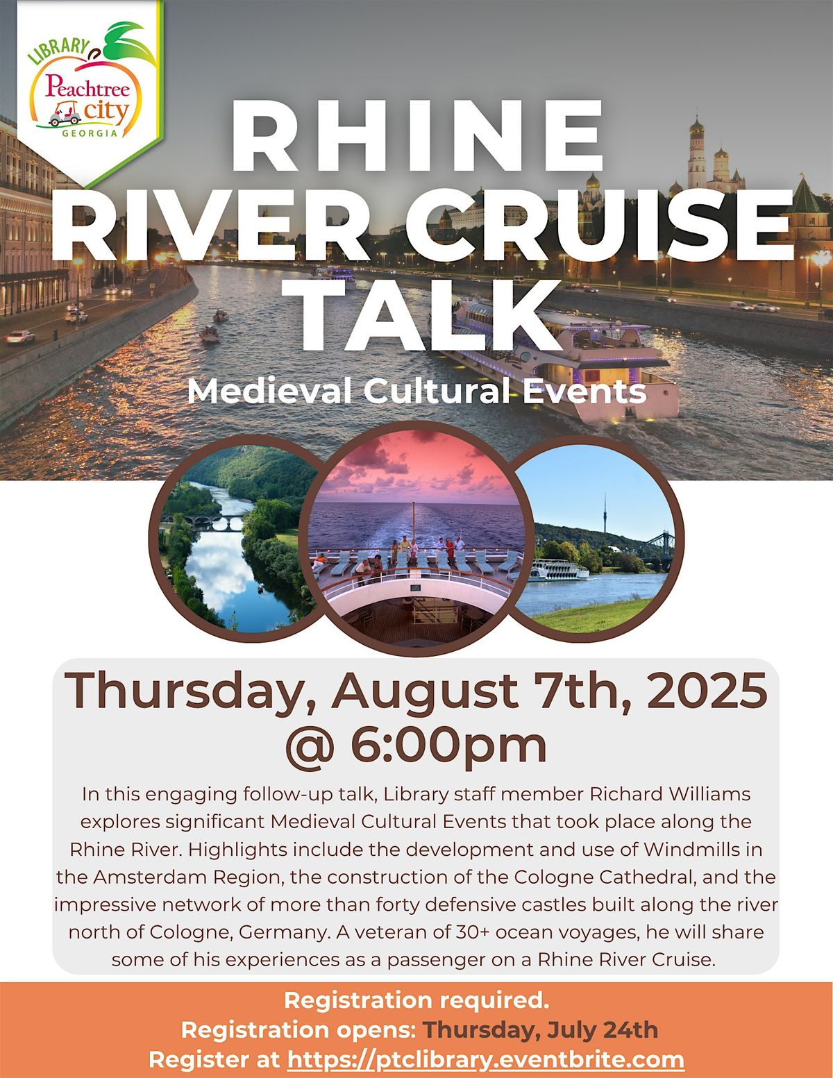 Rhine River Cruise Follow-Up: Medieval Cultural Events, 7 August | Event in Peachtree City | AllEvents