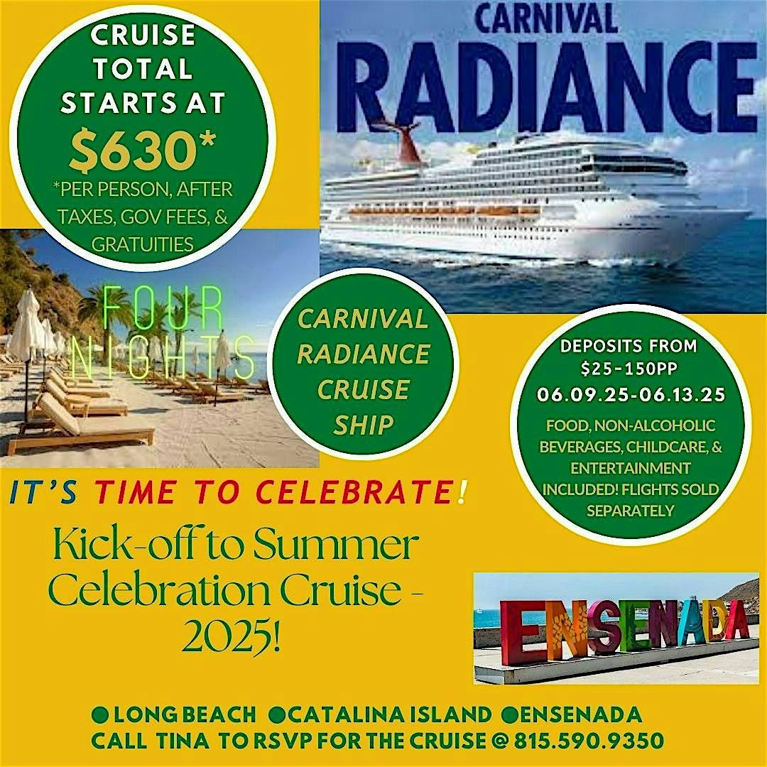 Summer Kickoff Cruise - 2025, 9 June | Event in Long Beach | AllEvents