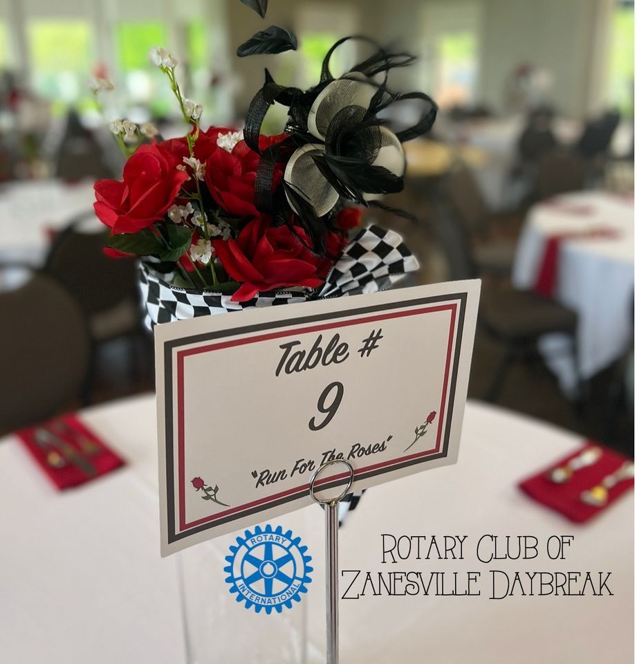 Run For The Roses Auction , Zanesville Country Club, 6 May